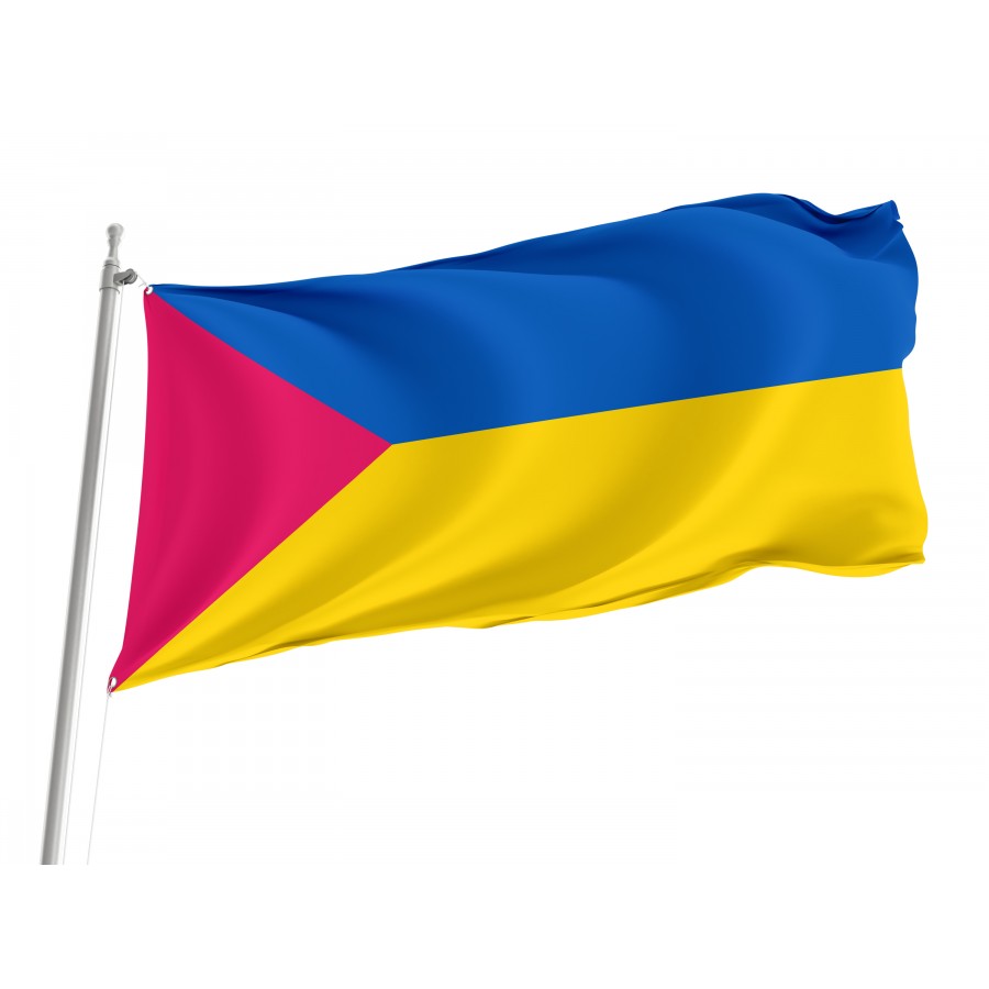 Flag of Lokhvytsia Region, Poltava District, Patriotic Flags, Unique Design Print, Flags for Indoor & Outdoor Use