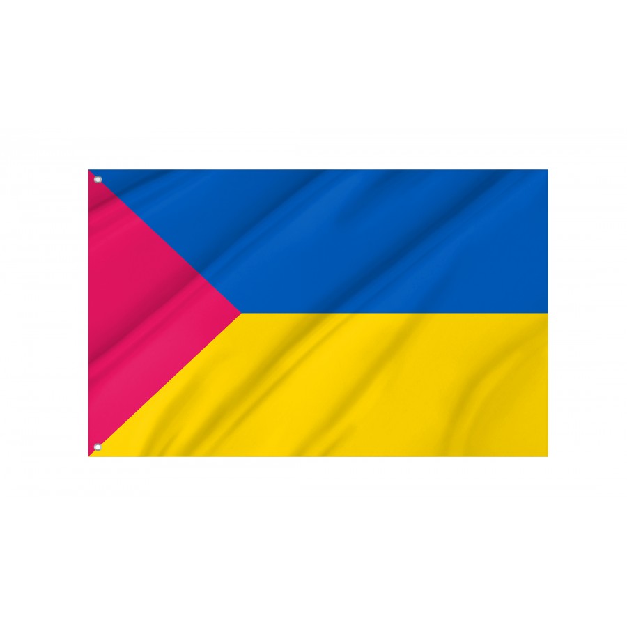 Flag of Lokhvytsia Region, Poltava District, Patriotic Flags, Unique Design Print, Flags for Indoor & Outdoor Use