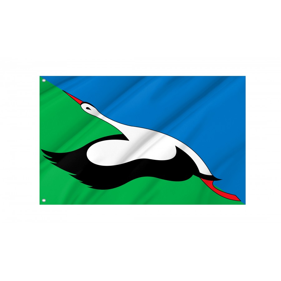 Flag of Luhyny Region, Zhytomyr District, Patriotic Flags, Unique Design Print, Flags for Indoor & Outdoor Use