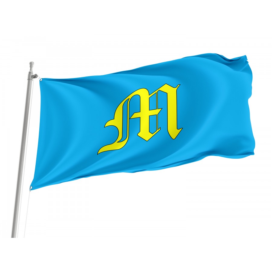Flag of Mostyska Region, Lviv District, Patriotic Flags, Unique Design Print, Flags for Indoor & Outdoor Use