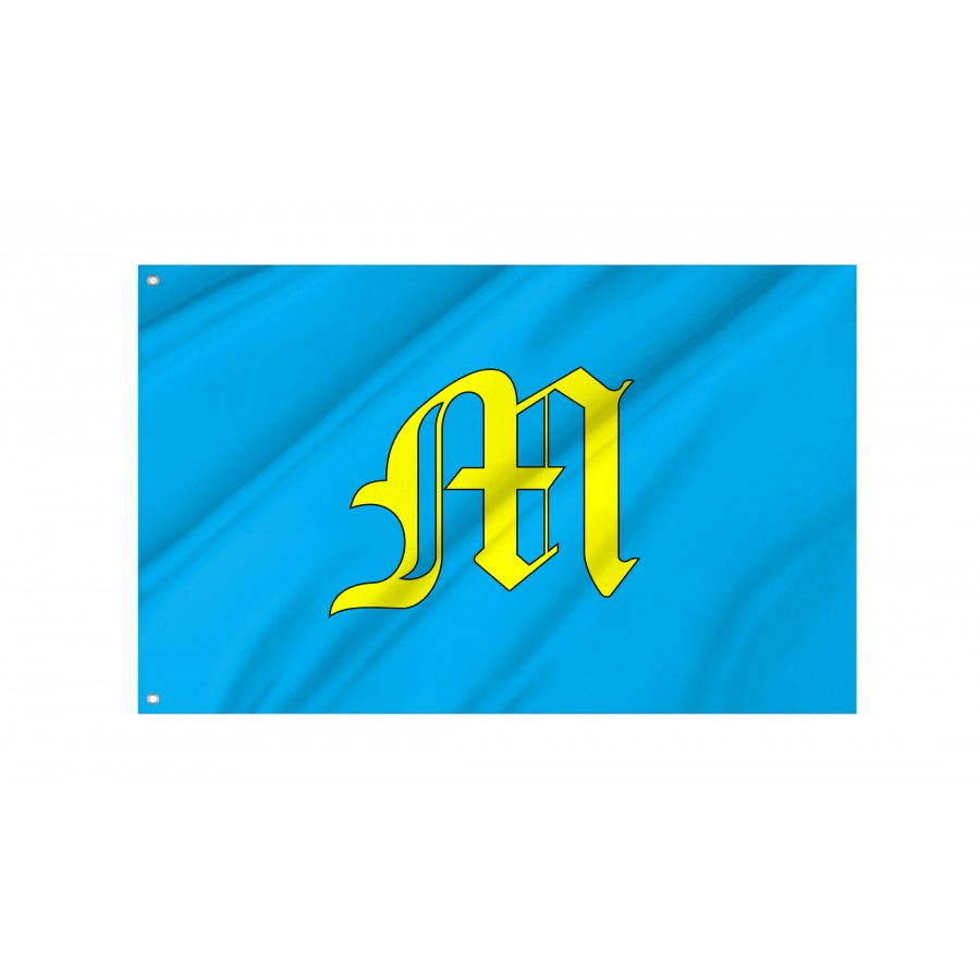 Flag of Mostyska Region, Lviv District, Patriotic Flags, Unique Design Print, Flags for Indoor & Outdoor Use