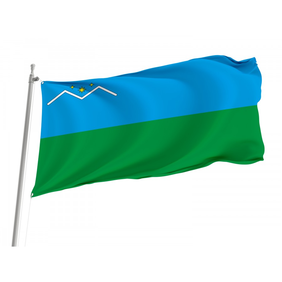 Flag of Mukacheve Region, Zakarpattia District, Patriotic Flags, Unique Design Print, Flags for Indoor & Outdoor Use