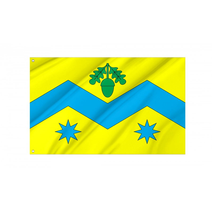 Flag of Mykolaiv Region, Lviv District, Patriotic Flags, Unique Design Print, Flags for Indoor & Outdoor Use