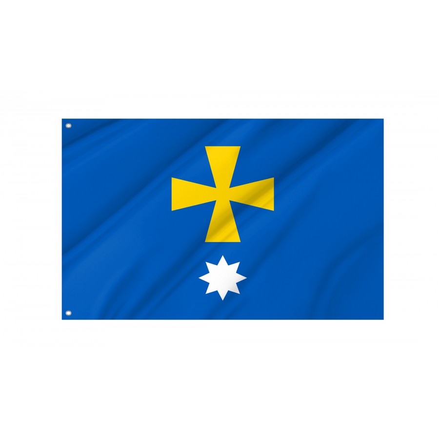 Flag of Myrhorod Region, Poltava District, Patriotic Flags, Unique Design Print, Flags for Indoor & Outdoor Use