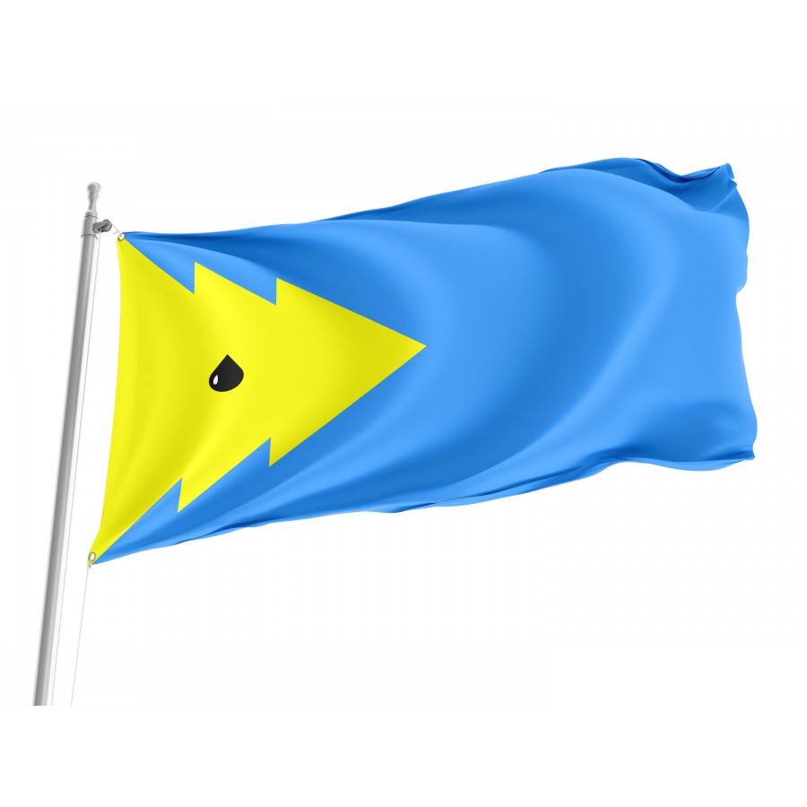 Flag of Nadvirna Region, Ivano-Frankivsk District, Patriotic Flags, Unique Design Print, Flags for Indoor & Outdoor Use
