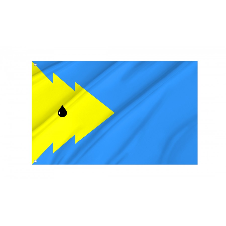 Flag of Nadvirna Region, Ivano-Frankivsk District, Patriotic Flags, Unique Design Print, Flags for Indoor & Outdoor Use