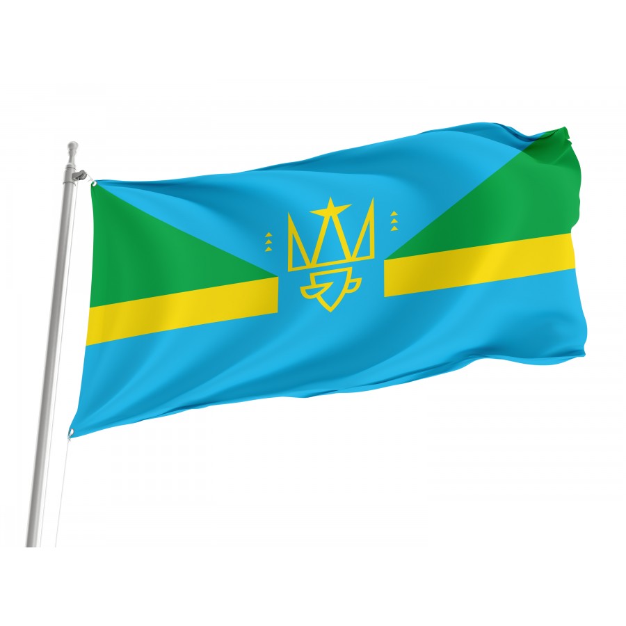 Flag of Novodnistrovsk, Chernivtsi District, Patriotic Flags, Unique Design Print, Flags for Indoor & Outdoor Use