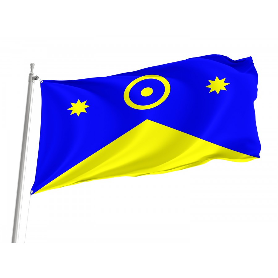 Flag of Novoukrainka Region, Kirovohrad District, Patriotic Flags, Unique Design Print, Flags for Indoor & Outdoor Use