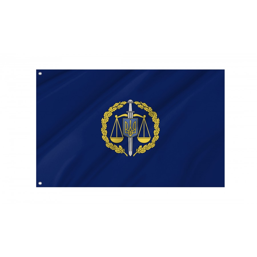 Flag of Office of the Prosecutor General of Ukraine, Patriotic Flags, Unique Design Print, Flags for Indoor & Outdoor Use
