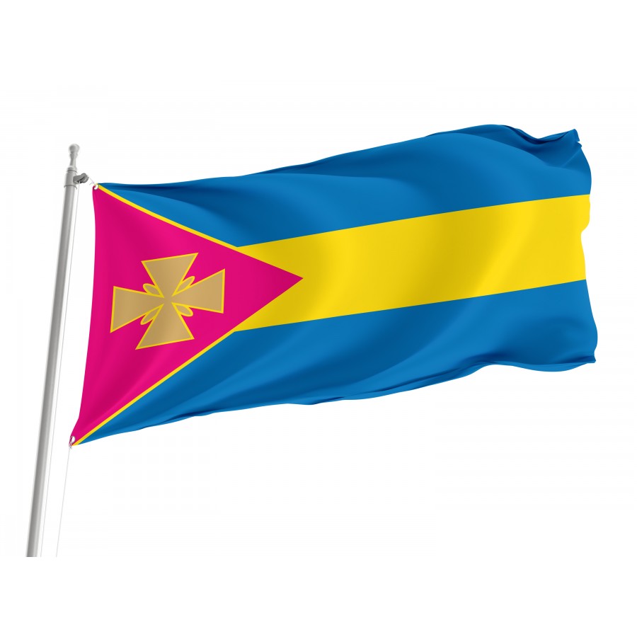 Flag of Orzhytsia Region, Poltava District, Patriotic Flags, Unique Design Print, Flags for Indoor & Outdoor Use