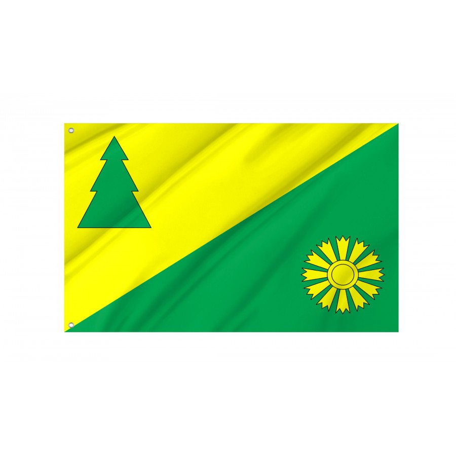 Flag of Putyla Region, Chernivtsi District, Patriotic Flags, Unique Design Print, Flags for Indoor & Outdoor Use