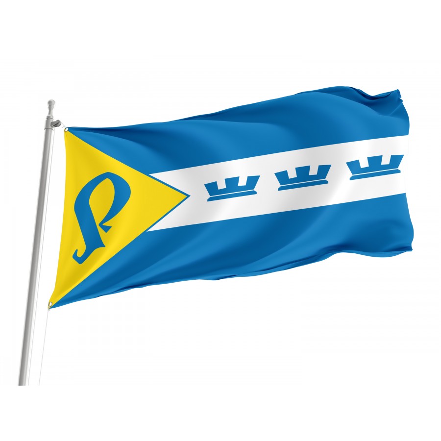 Flag of Rohatyn Region, Ivano-Frankivsk District, Patriotic Flags, Unique Design Print, Flags for Indoor & Outdoor Use