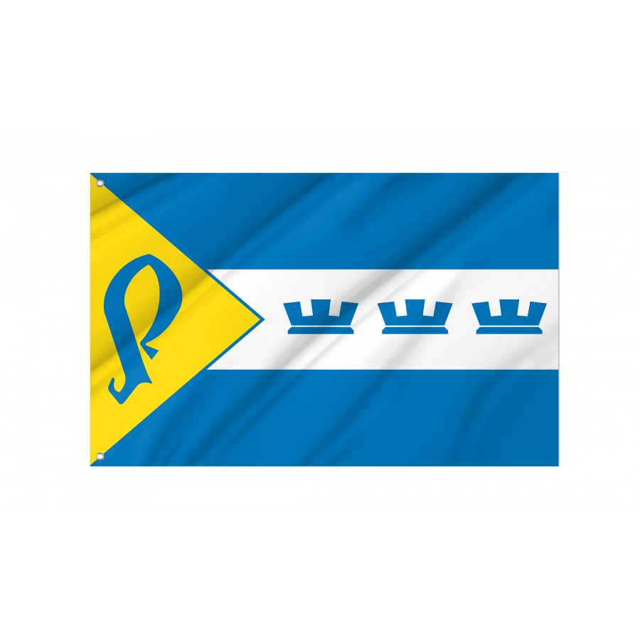 Flag of Rohatyn Region, Ivano-Frankivsk District, Patriotic Flags, Unique Design Print, Flags for Indoor & Outdoor Use