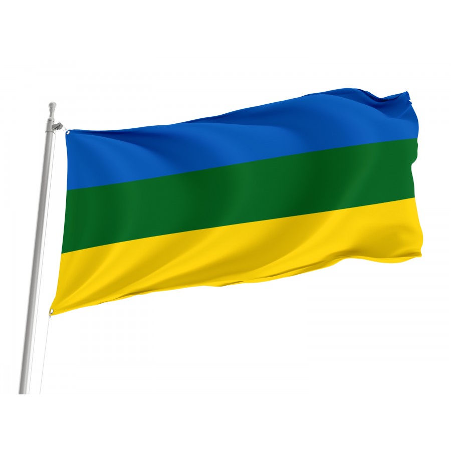 Flag of Romenskyj District, Patriotic Flags, Unique Design Print, Flags for Indoor & Outdoor Use