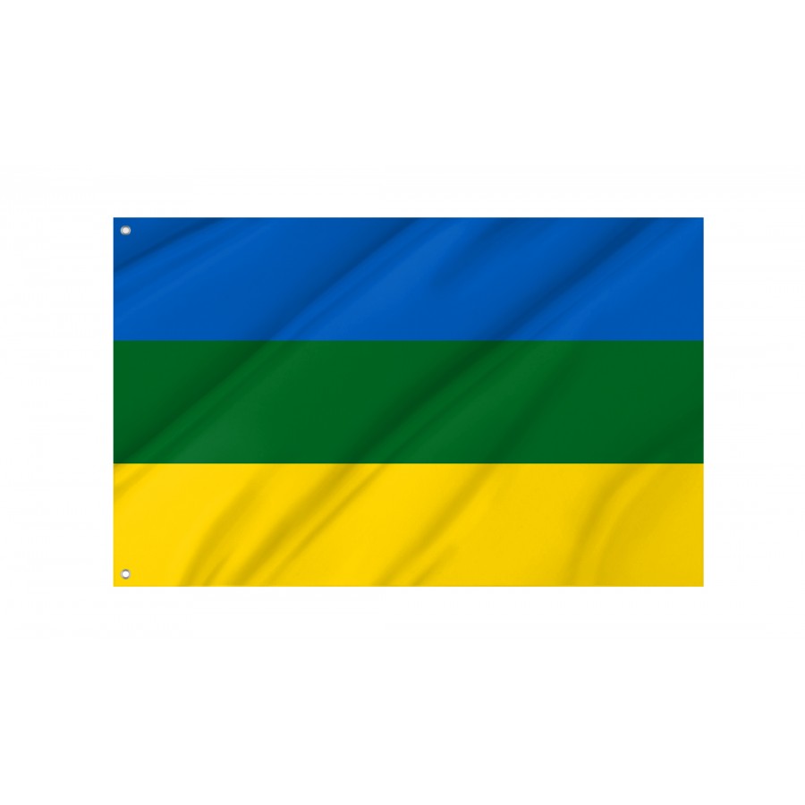 Flag of Romenskyj District, Patriotic Flags, Unique Design Print, Flags for Indoor & Outdoor Use