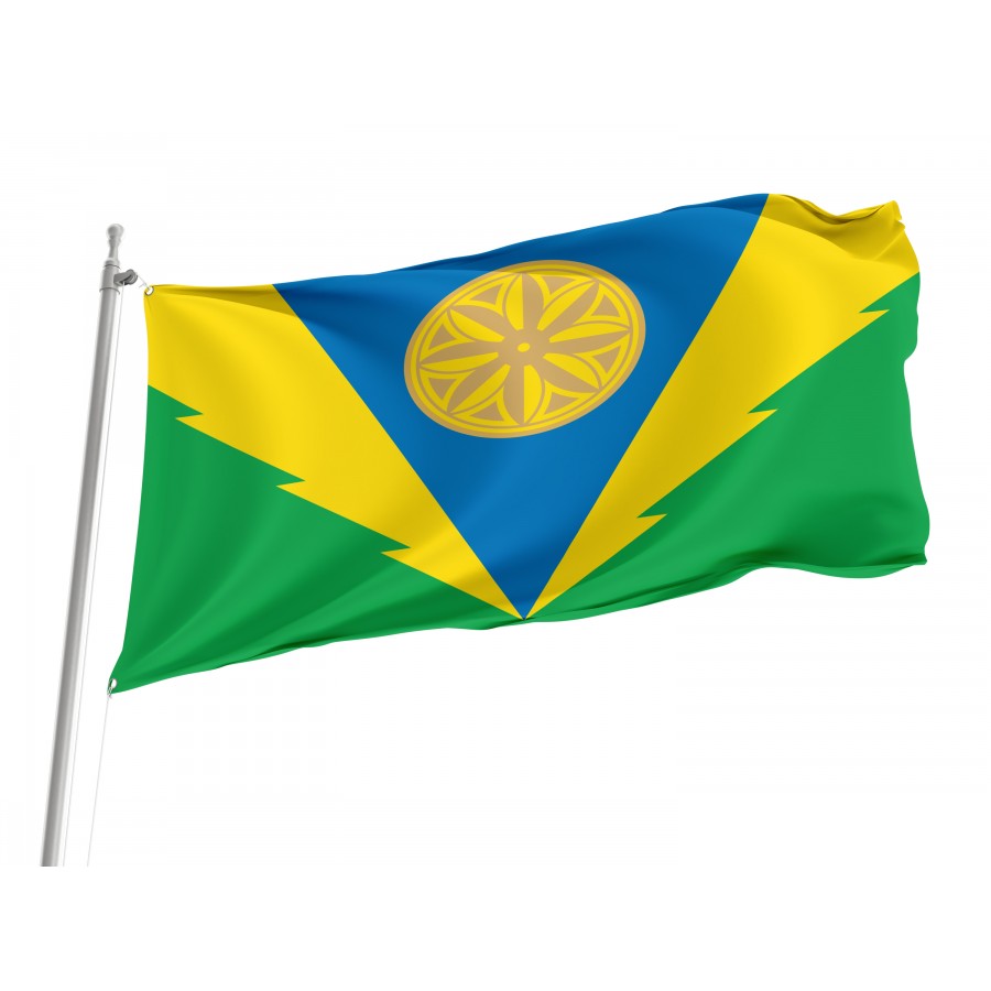 Flag of Skole Region, Lviv District, Patriotic Flags, Unique Design Print, Flags for Indoor & Outdoor Use