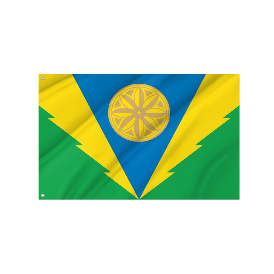 Flag of Skole Region, Lviv District, Patriotic Flags, Unique Design Print, Flags for Indoor & Outdoor Use