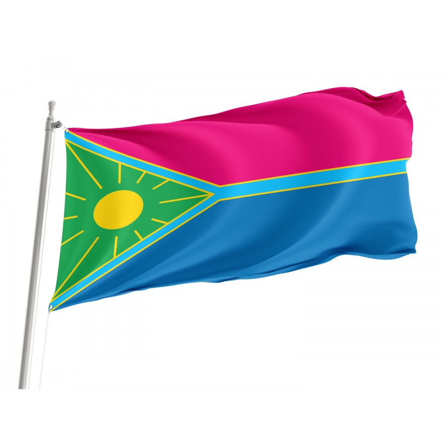 Flag of Slavuta, Khmelnytskyi District, Patriotic Flags, Unique Design Print, Flags for Indoor & Outdoor Use