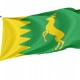 Flag of Staryi Sambir Region, Lviv District, Patriotic Flags, Unique Design Print, Flags for Indoor & Outdoor Use - Imagine 1