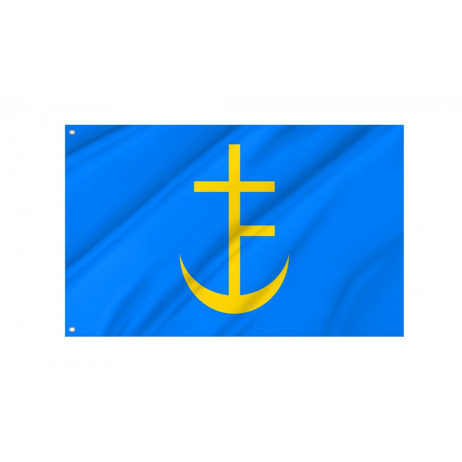 Flag of Staryi Sambir, Lviv District, Patriotic Flags, Unique Design Print, Flags for Indoor & Outdoor Use