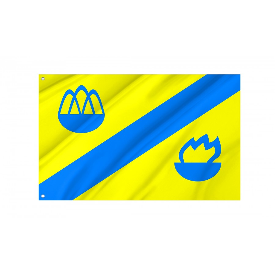Flag of Stryi Region, Lviv District, Patriotic Flags, Unique Design Print, Flags for Indoor & Outdoor Use