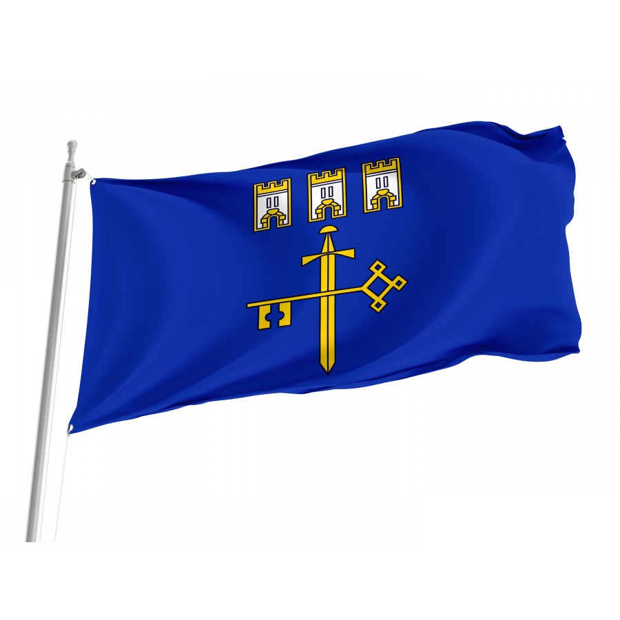 Flag of Ternopil District, Patriotic Flags, Unique Design Print, Flags for Indoor & Outdoor Use