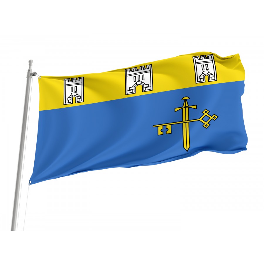 Flag of Ternopil Oblast until November 2003, Patriotic Flags, Unique Design Print, Flags for Indoor & Outdoor Use