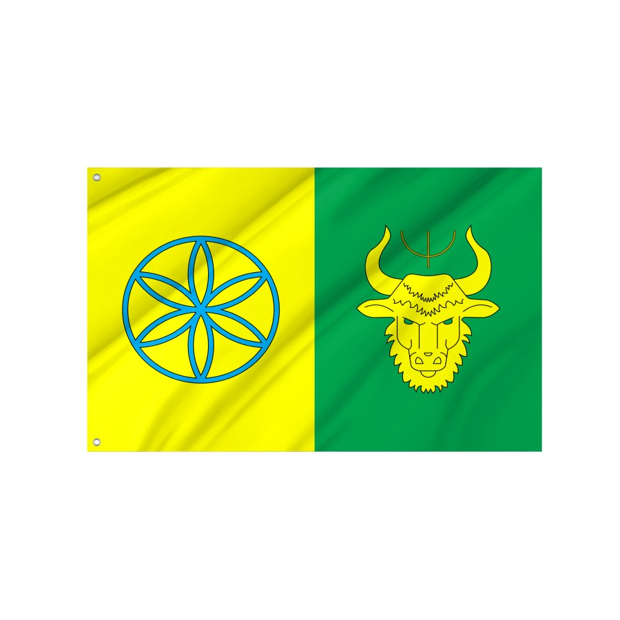Flag of Turkivskyi Region, Lviv District, Patriotic Flags, Unique Design Print, Flags for Indoor & Outdoor Use