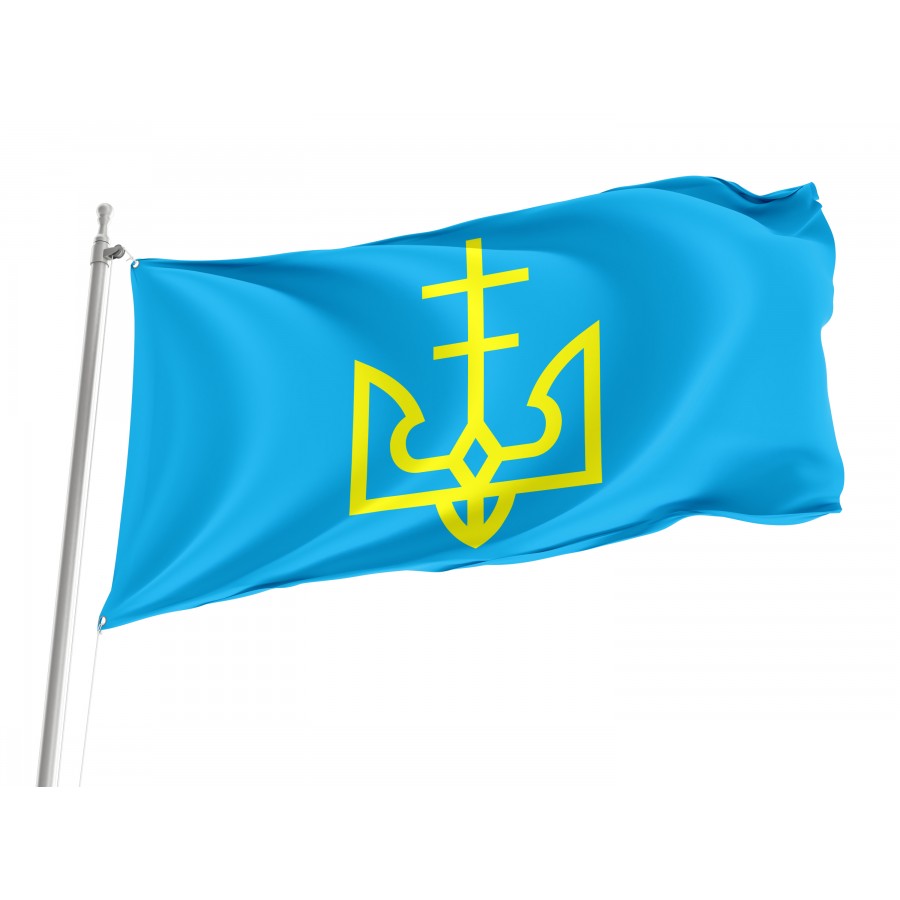 Flag of Volodymyrets Region, Rivne District, Patriotic Flags, Unique Design Print, Flags for Indoor & Outdoor Use
