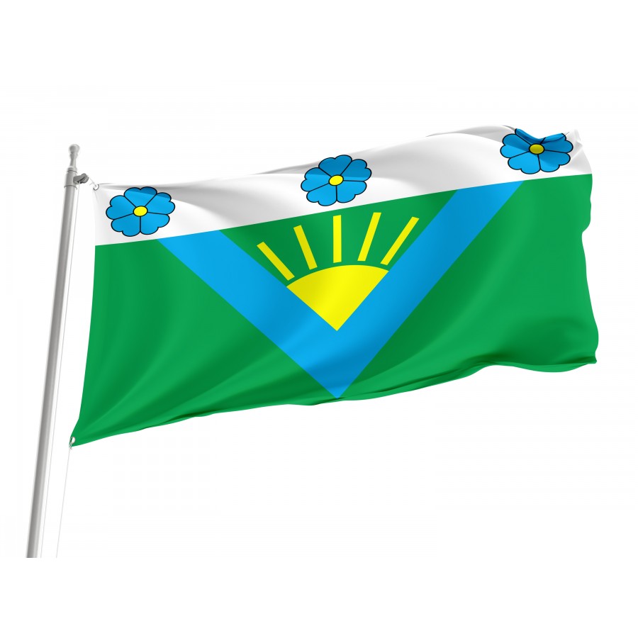 Flag of Volodymyr-Volynskyi Region, Volyn District, Patriotic Flags, Unique Design Print, Flags for Indoor & Outdoor Use