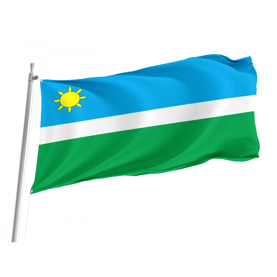 Flag of Vradiyivka Region, Mykolaiv District, Patriotic Flags, Unique Design Print, Flags for Indoor & Outdoor Use