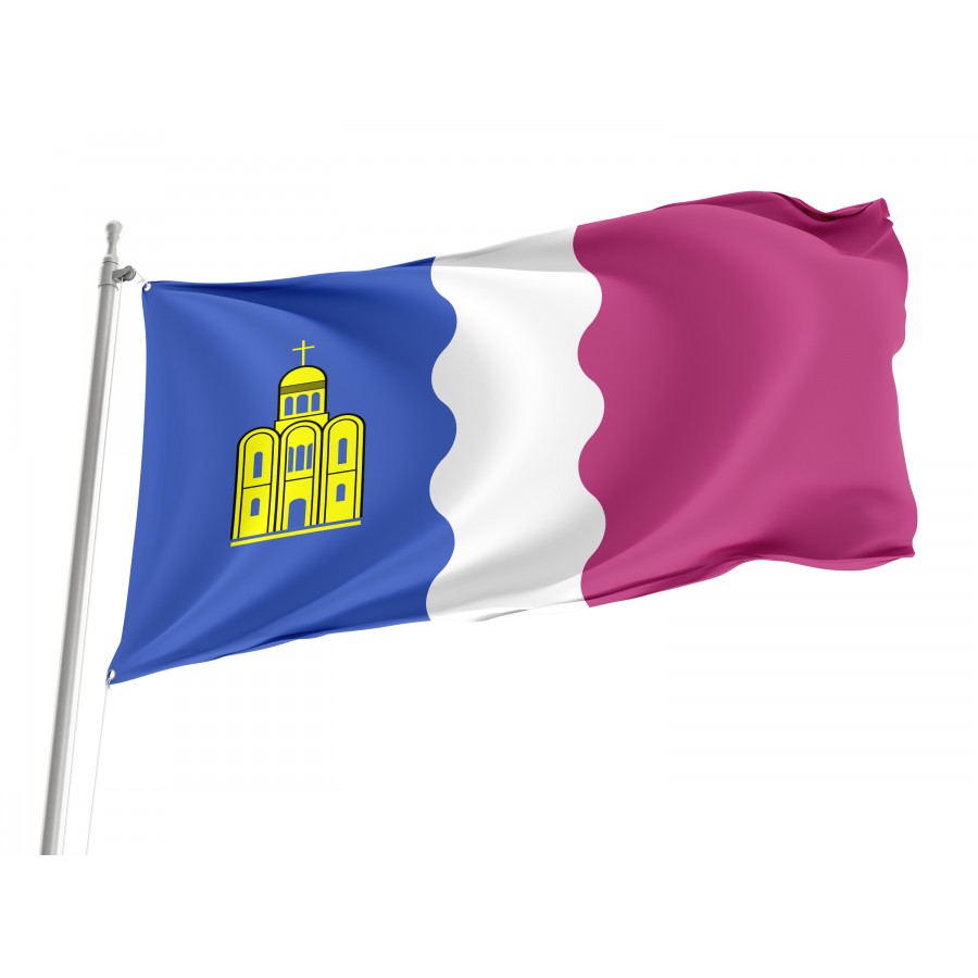 Flag of Vyshhorod Region, Kyiv District, Patriotic Flags, Unique Design Print, Flags for Indoor & Outdoor Use