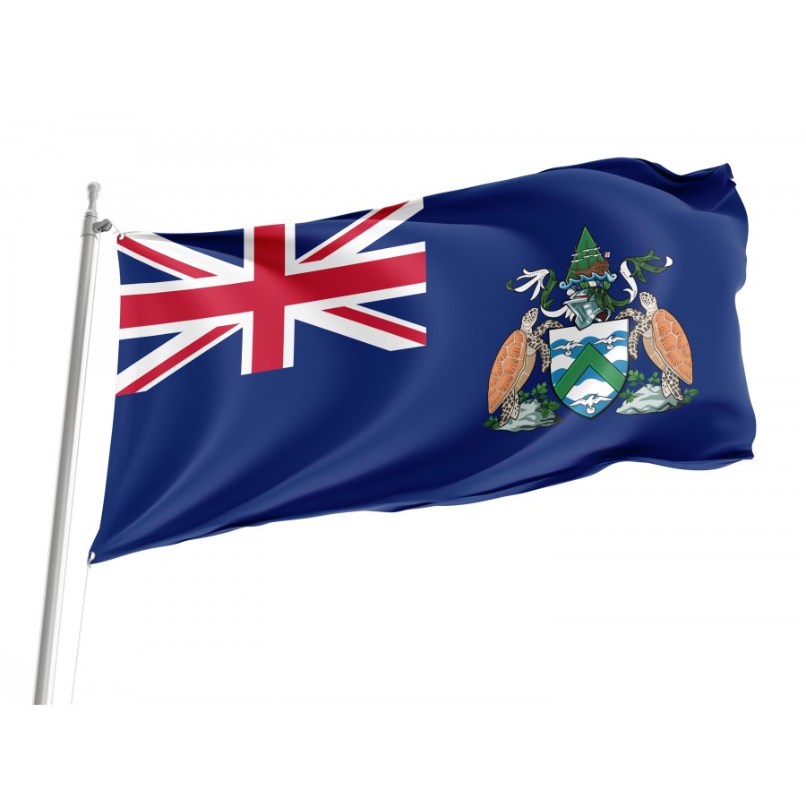 Flag of Ascension Island, Patriotic Flags, Unique Design Print, Flags for Indoor & Outdoor Use