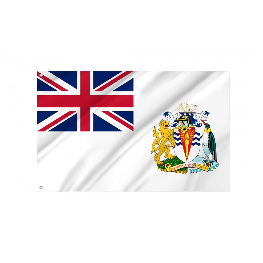 Flag of British Antarctic Territory, Patriotic Flags, Unique Design Print, Flags for Indoor & Outdoor Use