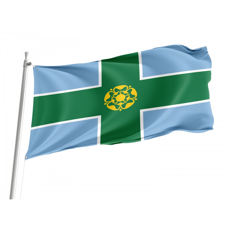 Flag of Derbyshire, Patriotic Flags, Unique Design Print, Flags for Indoor & Outdoor Use