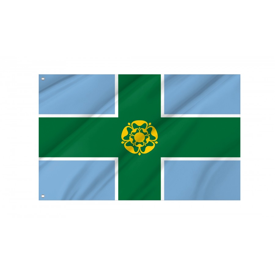 Flag of Derbyshire, Patriotic Flags, Unique Design Print, Flags for Indoor & Outdoor Use