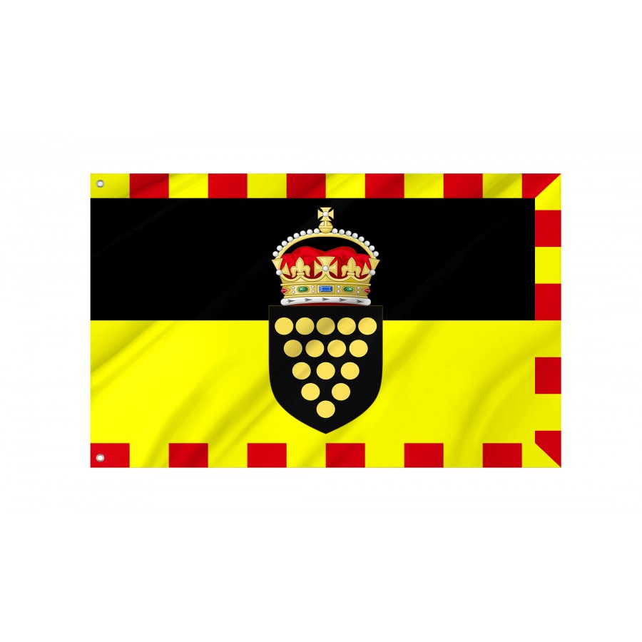 Flag of Duchy of Cornwall, Patriotic Flags, Unique Design Print, Flags for Indoor & Outdoor Use