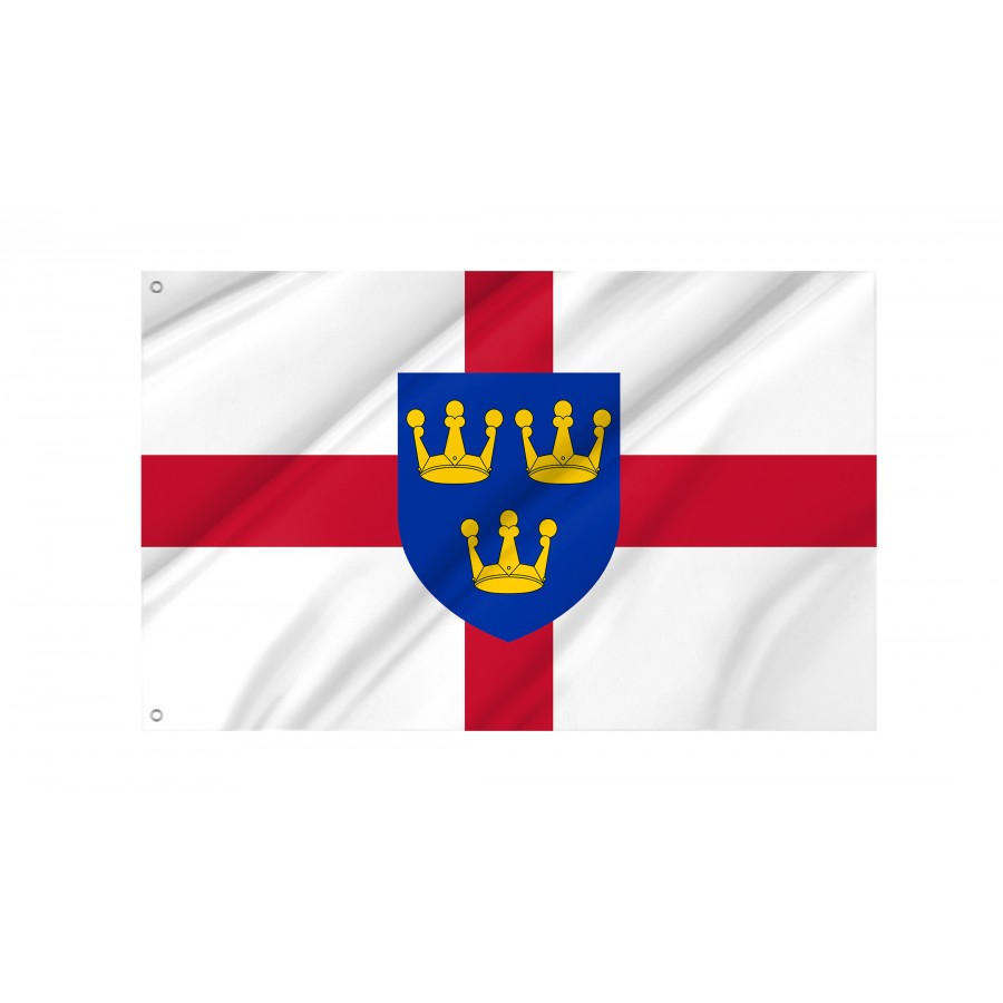 Flag of East Anglia, Patriotic Flags, Unique Design Print, Flags for Indoor & Outdoor Use