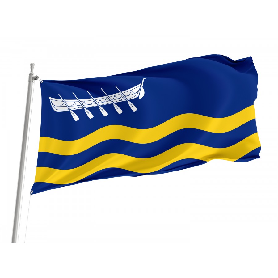Flag of St Annes on Sea, Lancashire, Patriotic Flags, Unique Design Print, Flags for Indoor & Outdoor Use