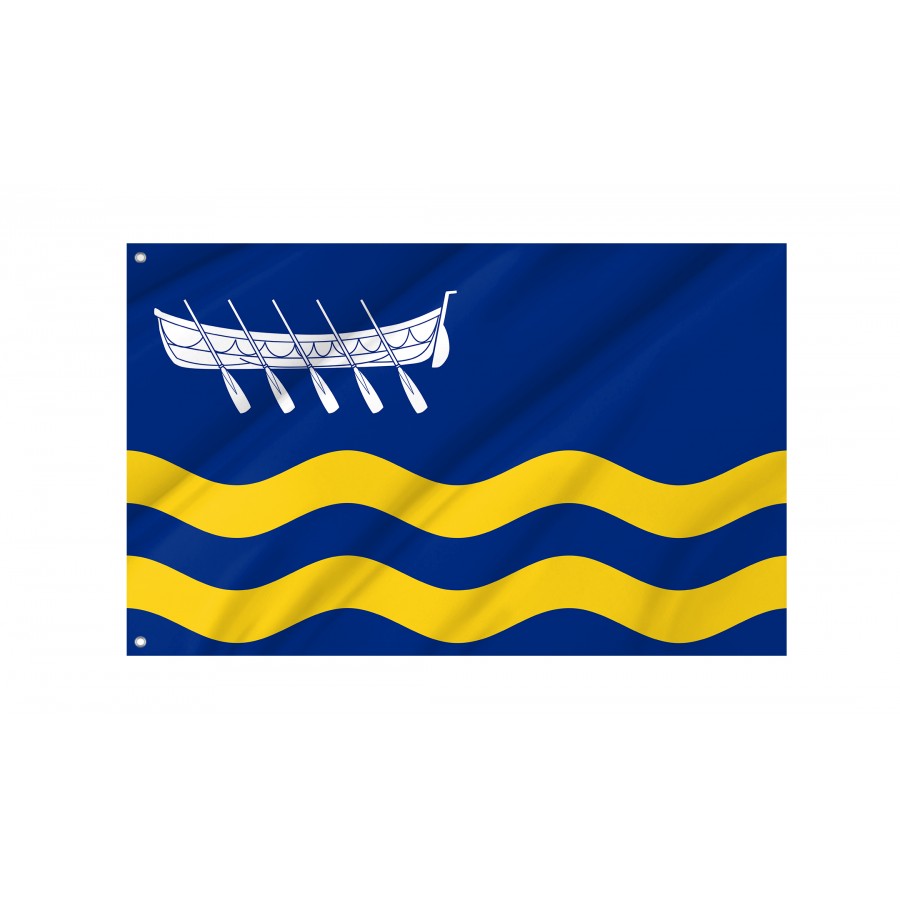 Flag of St Annes on Sea, Lancashire, Patriotic Flags, Unique Design Print, Flags for Indoor & Outdoor Use