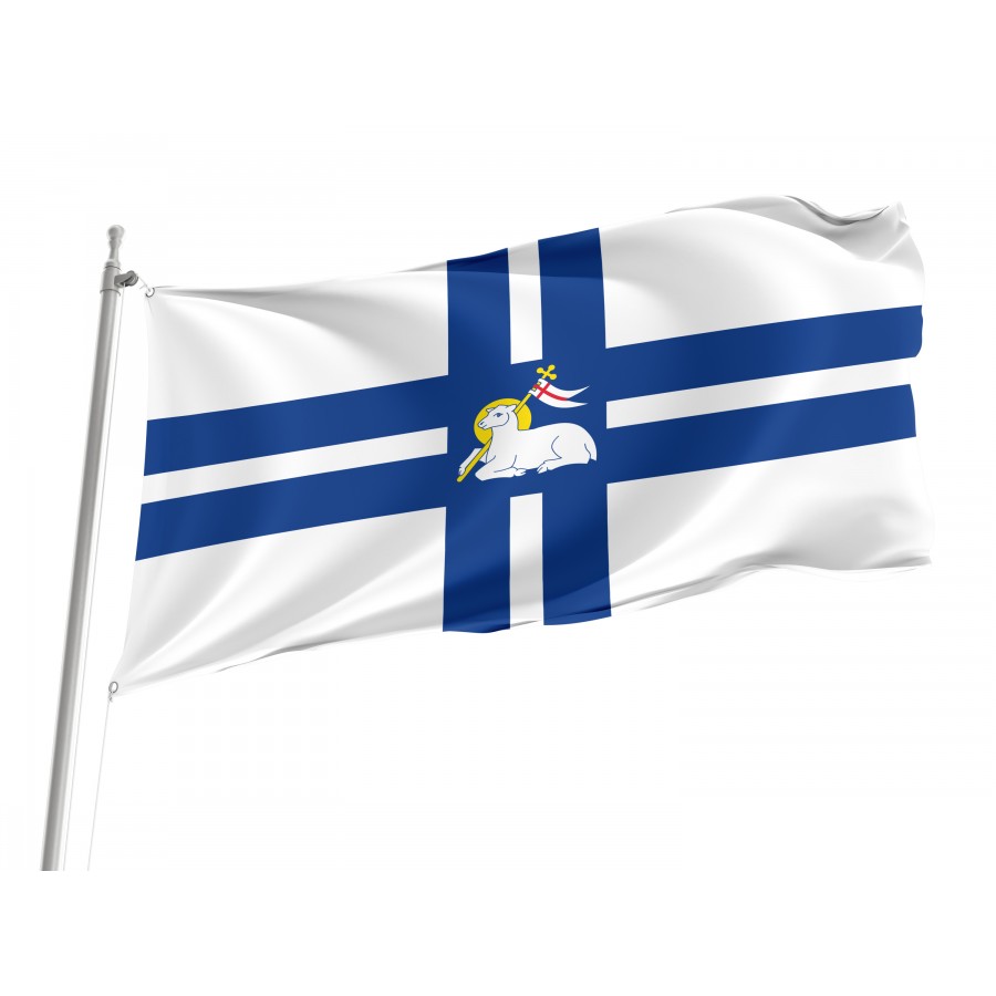 Flag of Town Preston, Lancashire, Patriotic Flags, Unique Design Print, Flags for Indoor & Outdoor Use