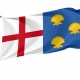 Flag of Church of St James the Great, Birlingham, Patriotic Flags, Unique Design Print, Flags for Indoor & Outdoor Use - Imagine 1