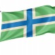 Flag of Gloucestershire, Patriotic Flags, Unique Design Print, Flags for Indoor & Outdoor Use - Imagine 1