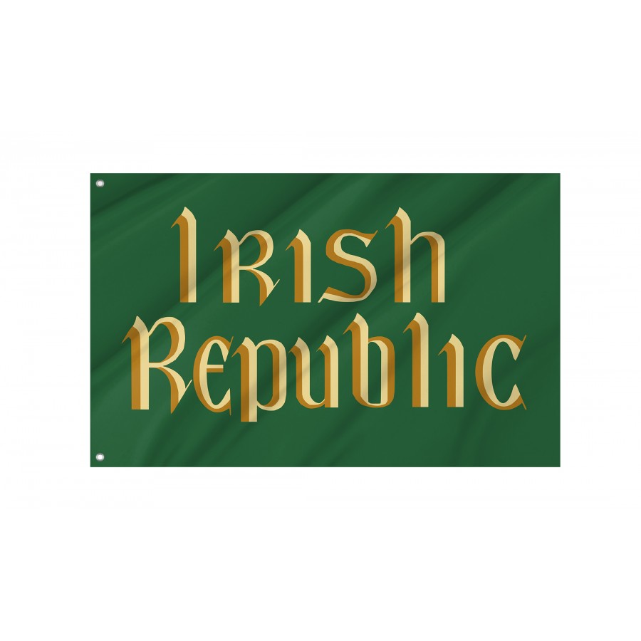 Flag of Irish Republic, Patriotic Flags, Unique Design Print, Flags for Indoor & Outdoor Use