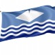Flag Isle of Wight New (Waves), Patriotic Flags, Unique Design Print, Flags for Indoor & Outdoor Use - Imagine 1