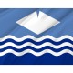 Flag Isle of Wight New (Waves), Patriotic Flags, Unique Design Print, Flags for Indoor & Outdoor Use - Imagine 2