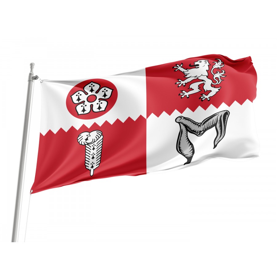 Flag of Leicestershire, Patriotic Flags, Unique Design Print, Flags for Indoor & Outdoor Use