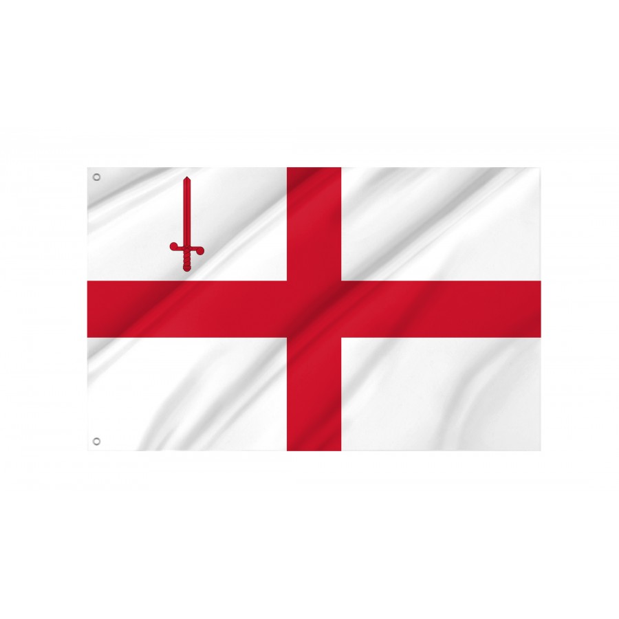 Flag of London, Patriotic Flags, Unique Design Print, Flags for Indoor & Outdoor Use