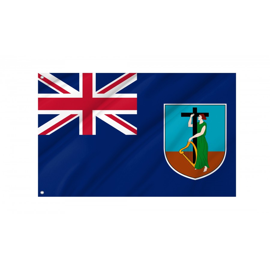 Flag of Montserrat, Patriotic Flags, Unique Design Print, Flags for Indoor & Outdoor Use
