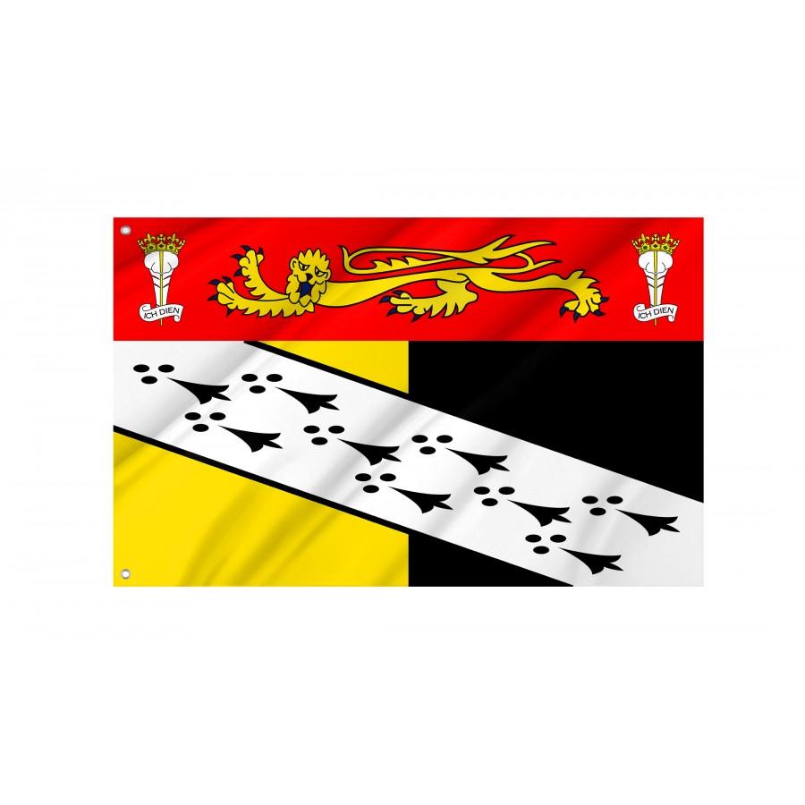 Flag of Norfolk Crest, Patriotic Flags, Unique Design Print, Flags for Indoor & Outdoor Use